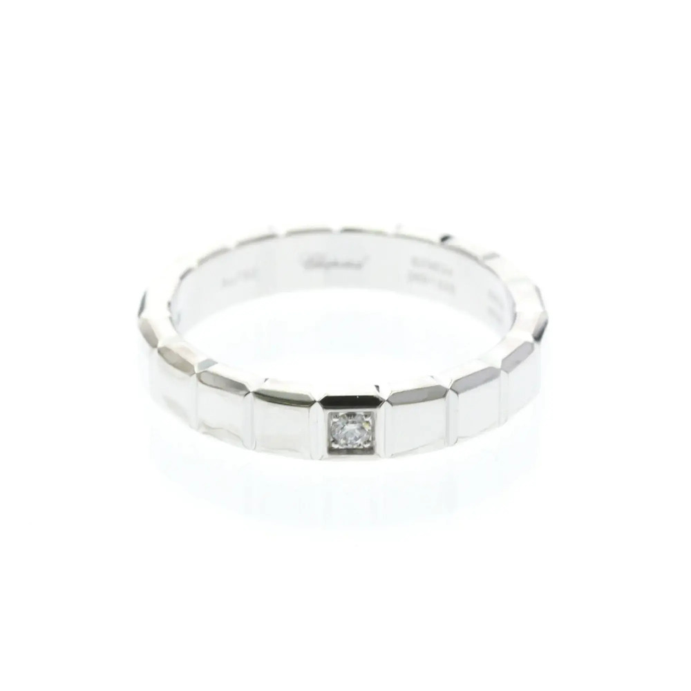 Chopard Ice Cube Ring 829834 White Gold (18K) Fashion Diamond Band Ring Silver